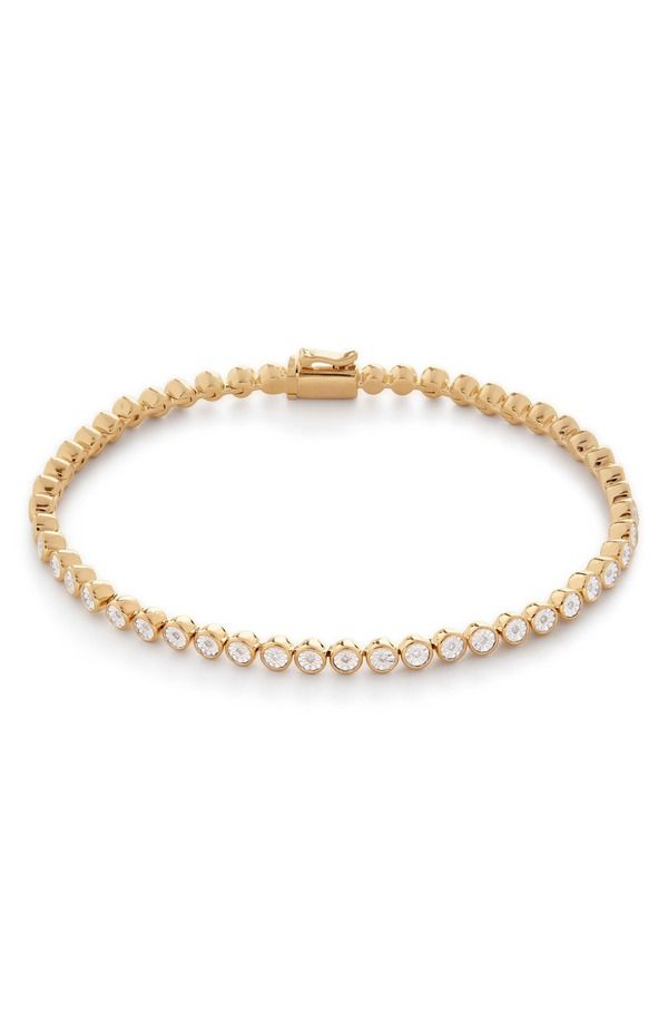 モニカヴィナダー レディース アクセサリー ブレスレット・バングル・アンクレット Monica Vinader Diamond Essential Tennis Bracelet YELLOW GOL 204,900円