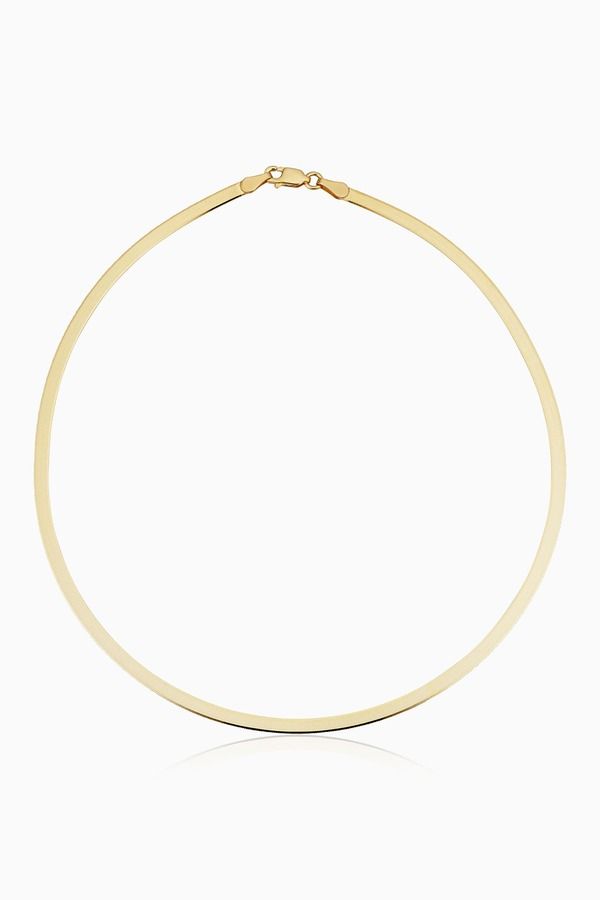 オラディナ レディース アクセサリー ネックレス・チョーカー Oradina 14K Yellow Gold Park Avenue Bold Herringbone Choker Yellow Go