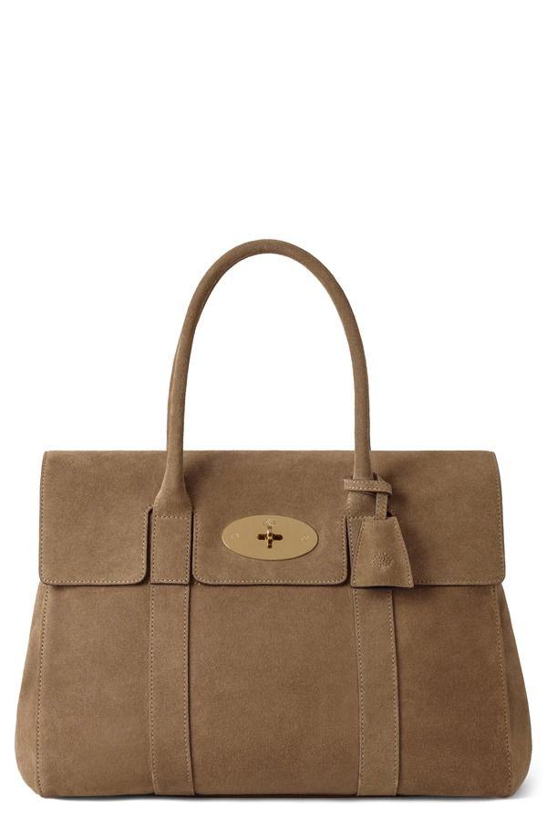 マルベリー レディース バッグ スエード Mulberry Bayswater Suede Satchel SALCOMBE SAND サンド