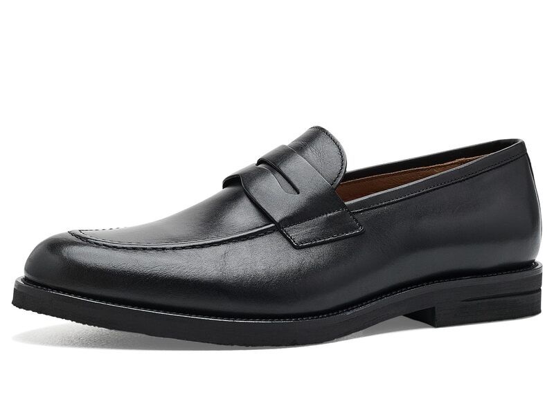 ブルーノマグリ メンズ シューズ スリッポン・ローファー Bruno Magli Delfino Black Leather ブラック