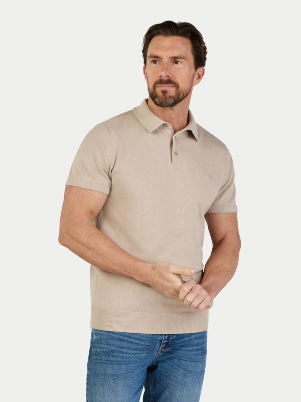 ライジングブル メンズ アウター パーカー・スウェット ポロシャツ ニット Raging Bull Short Sleeve Knitted Polo Shirt Stone ストーン 22,485円