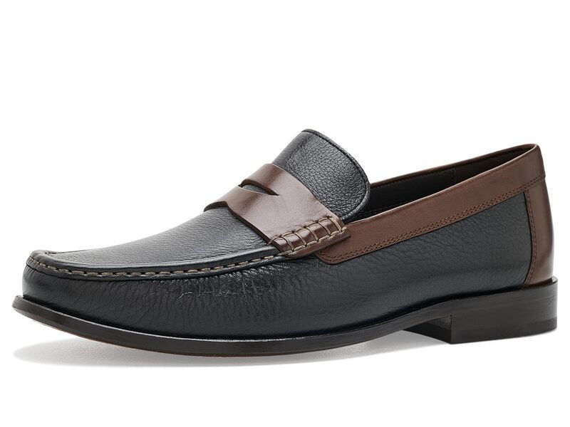 ジョンストンアンドマーフィー メンズ シューズ スリッポン・ローファー Johnston Murphy Humphrey Penny Loafer BlackBrown Ful ブラック