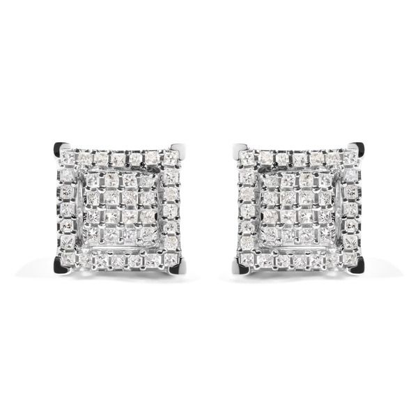ハウスオブブリリアンス レディース アクセサリー ピアス・イヤリング Haus of Brilliance 10K White Gold 14 Ct Princess Diamond Composit 234,810円