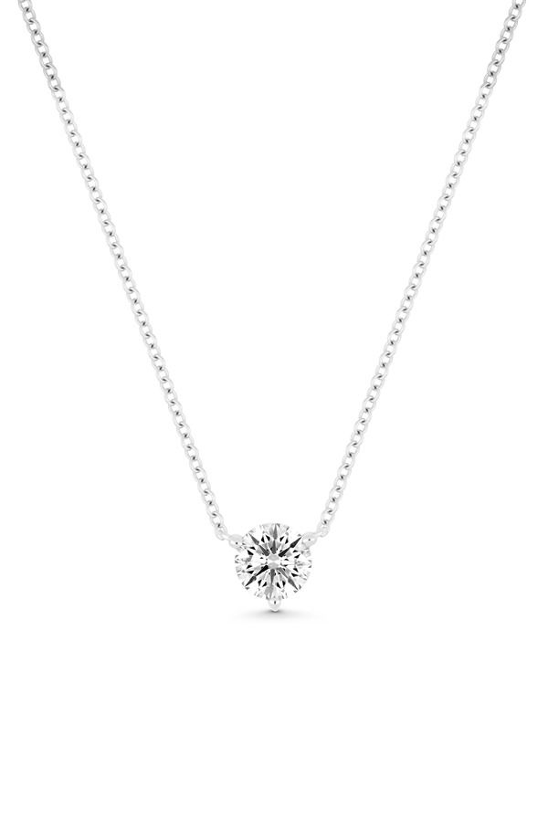 ボニー レヴィ レディース アクセサリー ネックレス・チョーカー レース Bony Levy 18K Goldiamond Prong Solitaire Pendant Necklace 050ct