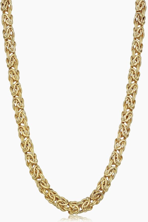 オラディナ レディース アクセサリー ネックレス・チョーカー レース Oradina 10K Gold Byzantine Chainecklace Yellow Gold イエロー