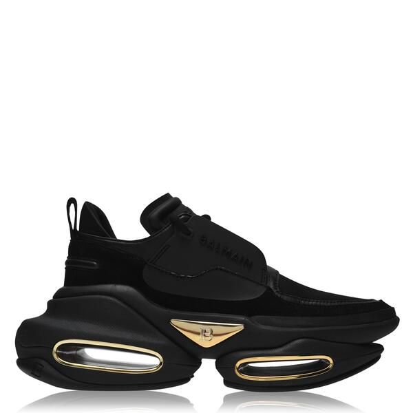 バルマン レディース シューズ スニーカー Balmain BBold Low Top Trainers NoirNoir 0PA 124,900円