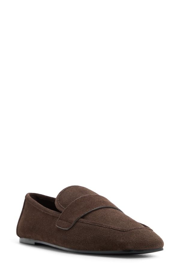 アルド レディース シューズ スリッポン・ローファー ALDO Charlii Loafer Women DARK BROWN ブラウン