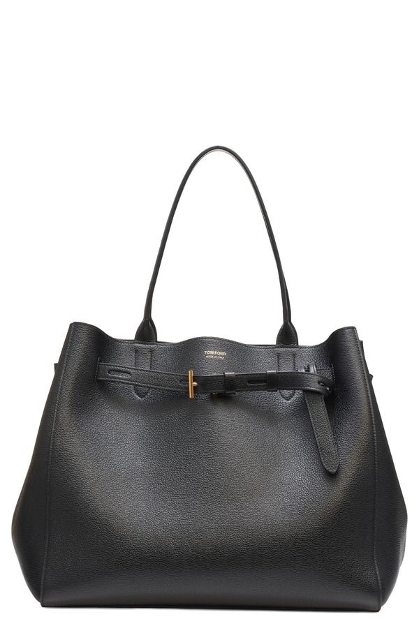 トム・フォード レディース バッグ レザー TOM FORD Large Audrey Grained Leather Tote NAA BLACK ブラック 318,510円