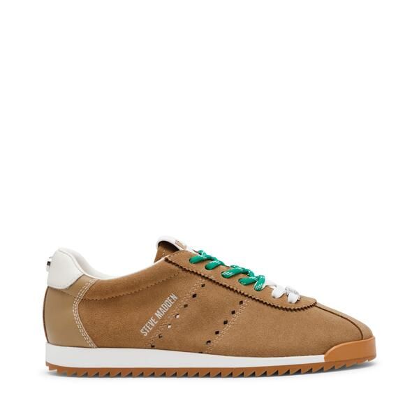 スティーブ マデン レディース シューズ スニーカー Steve Madden Womens LowTop Trainersand Suede サンド