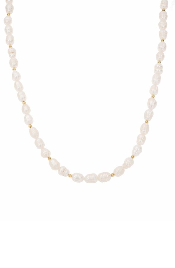 ベアフルーツジュエリー レディース アクセサリー ネックレス・チョーカー レース Bearfruit Jewelry 14k Gold Plated Eternal Spring Pearl Neck