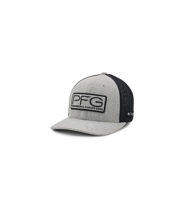 コロンビア メンズ アクセサリー 帽子 メッシュ キャップ Columbia PFG Hooks Mesh Ball Cap Cool Grey Heath グレー