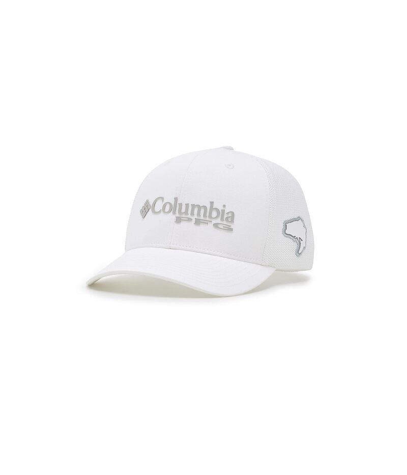 コロンビア メンズ アクセサリー 帽子 メッシュ キャップ ロゴ Columbia PFG Logo Mesh Ball Cap WhiteBass ホワイト 9,110円