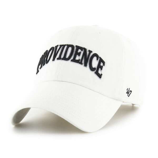 フォーティーセブン メンズ アクセサリー 帽子 Mens 47 White Providence Friars Clean Up Adjustable Hat White ホワイト