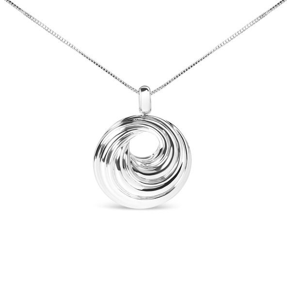 ハウスオブブリリアンス レディース アクセサリー ネックレス・チョーカー レース Haus of Brilliance 925 Sterling Silver Endless Wave Swirl S