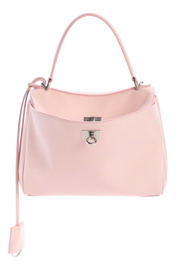 バレンシアガ レディース バッグ ミニ レザー Balenciaga Mini Rodeo Leather Top Handle Bag 5831 SUEDE PINK ピンク