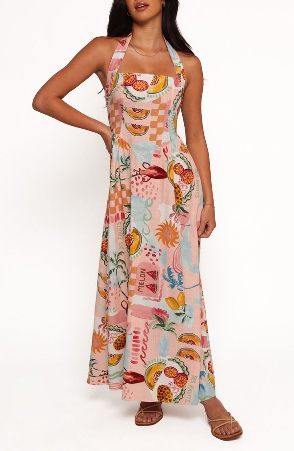 ペタルアンドパップ レディース トップス ワンピース マキシ ホルター Petal Pup Kiera Halter Maxi DressUMMER HAZE