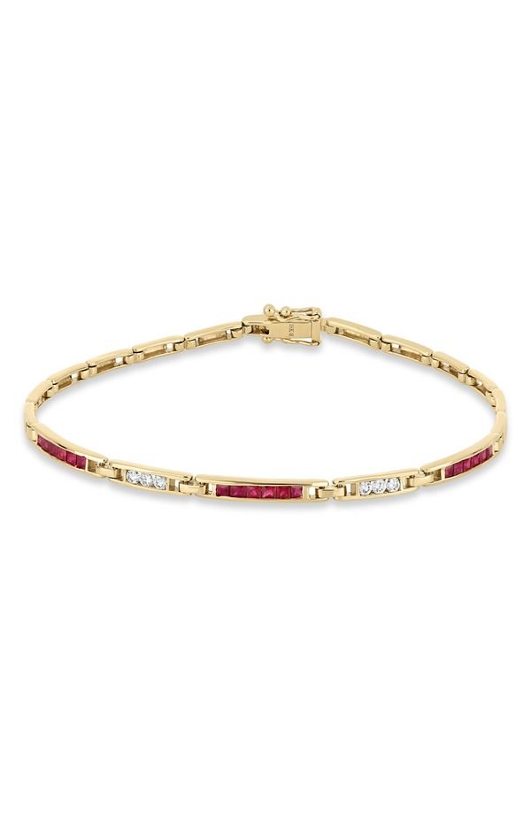 ボニー レヴィ レディース アクセサリー ブレスレット・バングル・アンクレット Bony Levy 18K Gold El Mar Gemstone and Natural Diamond Line