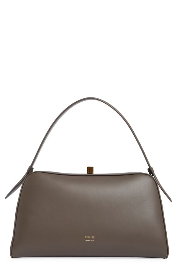 カイト レディース バッグ レザー Khaite Cate Leather Top Handle Bag ELEPHANT 559,920円