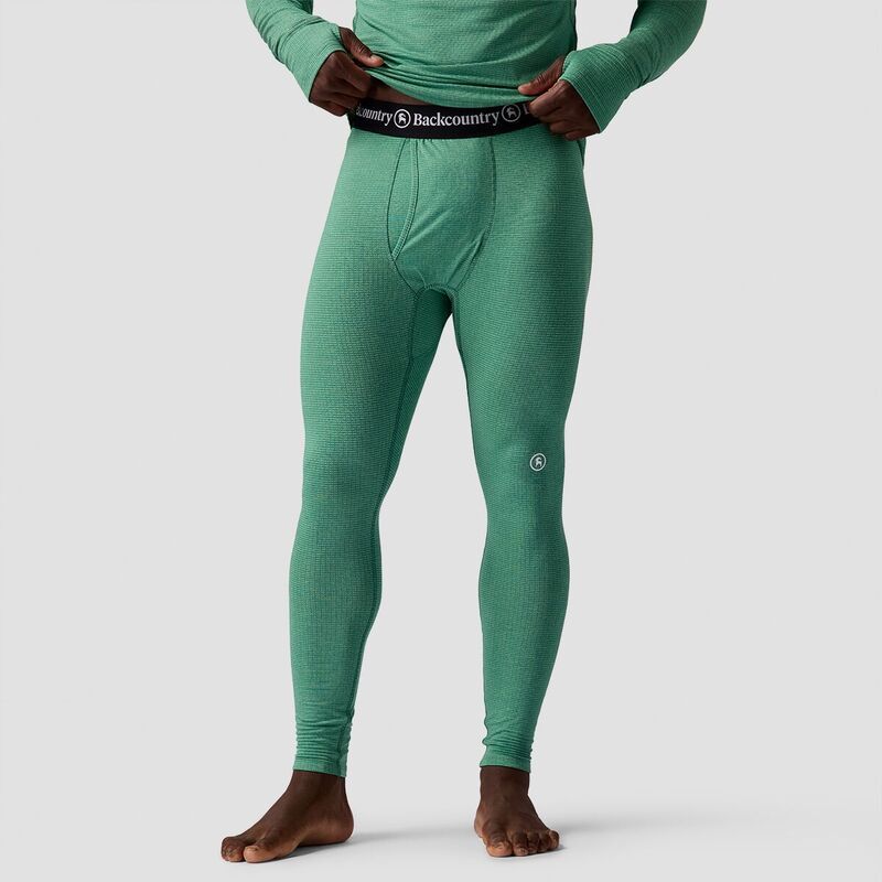 バックカントリー メンズ ボトムス カジュアルパンツ Backcountry Pines Microgrid UltraLt Baselayer Bottom Mens Gearhead Green