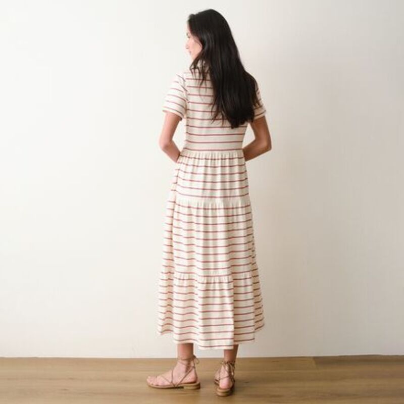 マリーン レイヤー レディース トップス ワンピース ヴィンテージ ミディ Marine Layer Vintage Slub YD Midi Dress Womens Withered Rose S