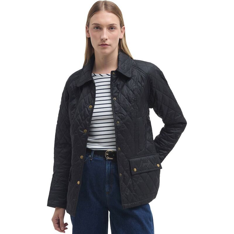 バブアー レディース アウター ジャケット・ブルゾン Barbour Summer Beadnell Quilt Jacket Womens Black ブラック