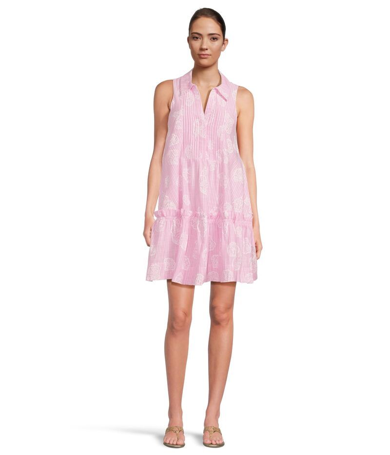 リリーピュリッツァー レディース トップス ワンピース ノースリーブ Lilly Pulitzer Caylinn Sleeveless Popove Conch Shell Pink Pigment