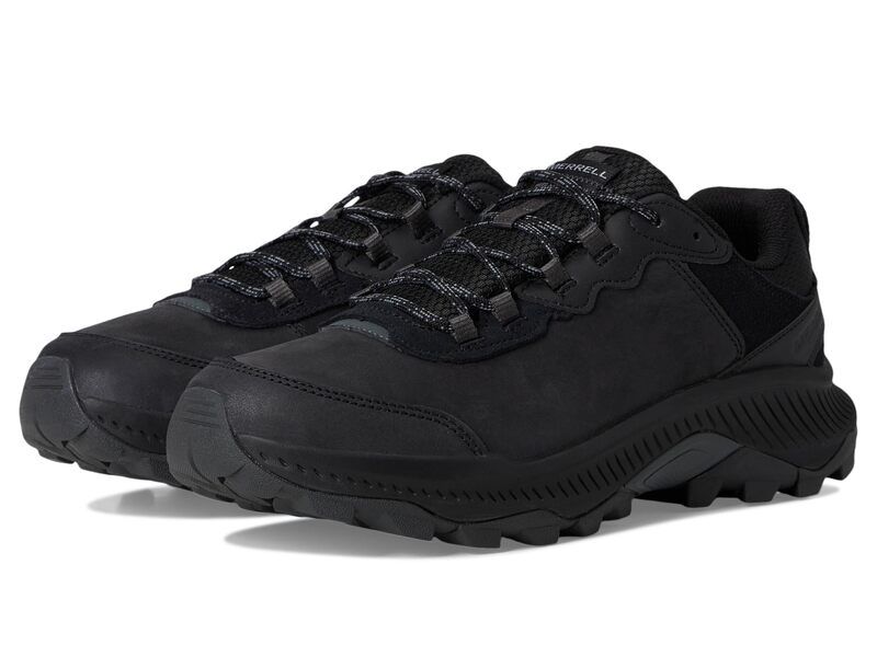メレル メンズ シューズ ブーツ・レインブーツ レザー Merrell Speed Strike 2 Leather Black ブラック