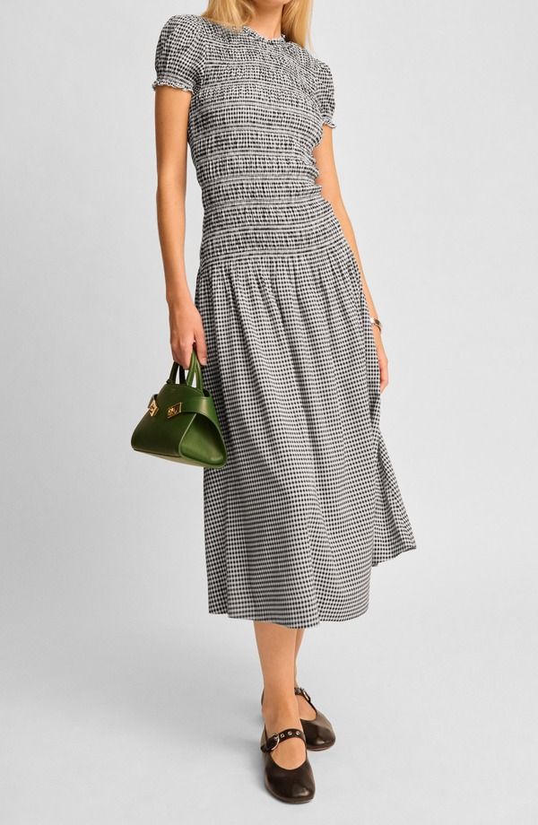 リフォーメーション レディース トップス ワンピース プリント ミディ Reformation Kira Check Print Midi Dress Remy Check チェック 54,480円