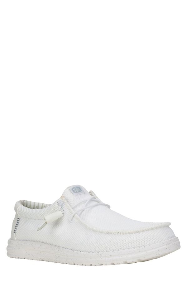 ヘイデュード メンズ シューズ スリッポン・ローファー Hey Dude Wally Stretch Sox SlipOn White ホワイト