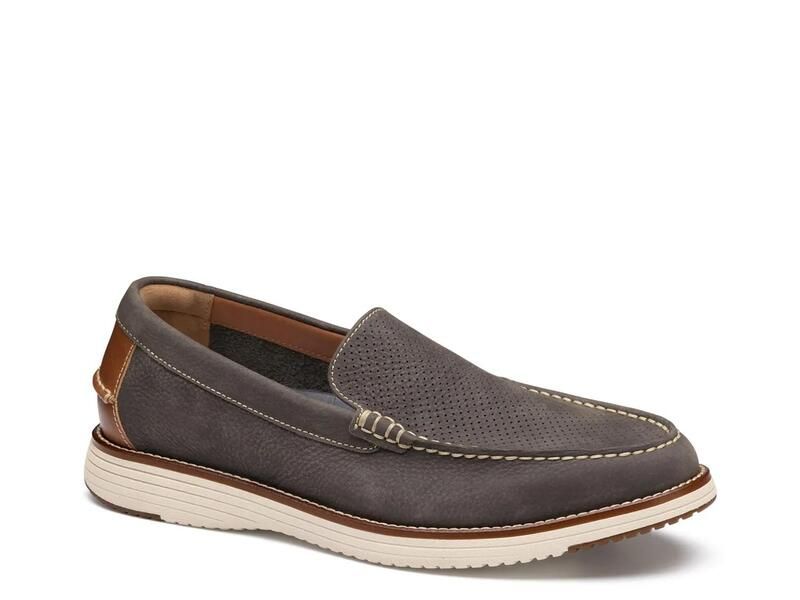 ジョンストンアンドマーフィー メンズ シューズ スリッポン・ローファー Johnston MurphyUpton Loafer Charcoal Grey チャコール