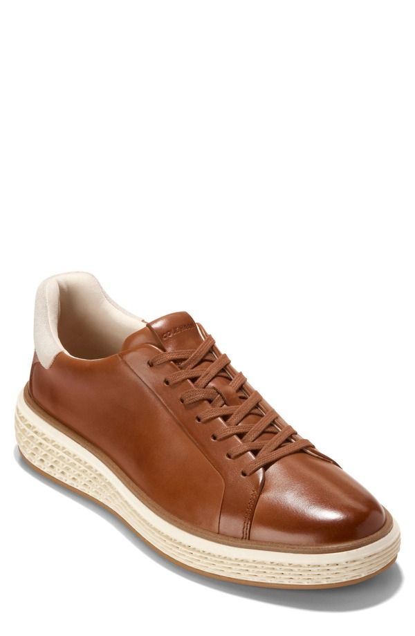 コールハーン メンズ シューズ スニーカー Cole Haan GrandPro Court SkyWeave Sneaker British Tan Ivory Suede アイボリー