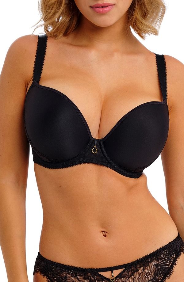 フレイヤ レディース トップス Tシャツ Freya Fascinate Underwire Plunge TShirt Bra Black ブラック 16,775円