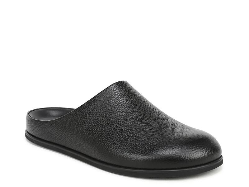 ヴィンス メンズ シューズ サンダル VinceLeo Clog Mens Black Leather ブラック