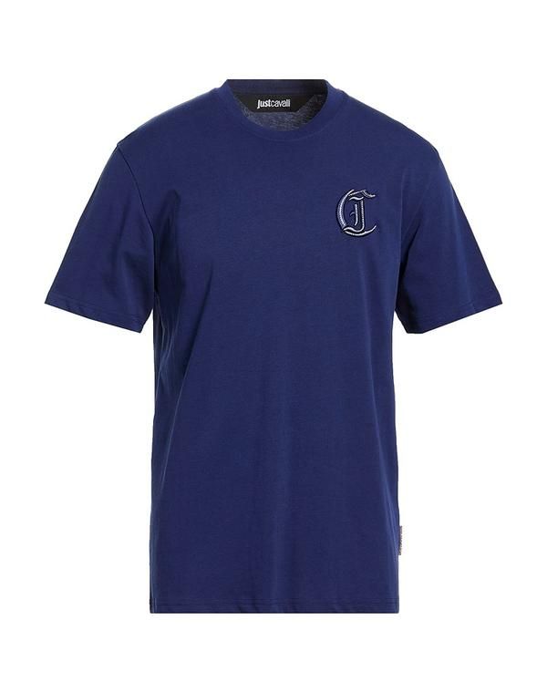 ジャストカバリ メンズ トップス Tシャツ JUST CAVALLI Blue ブルー