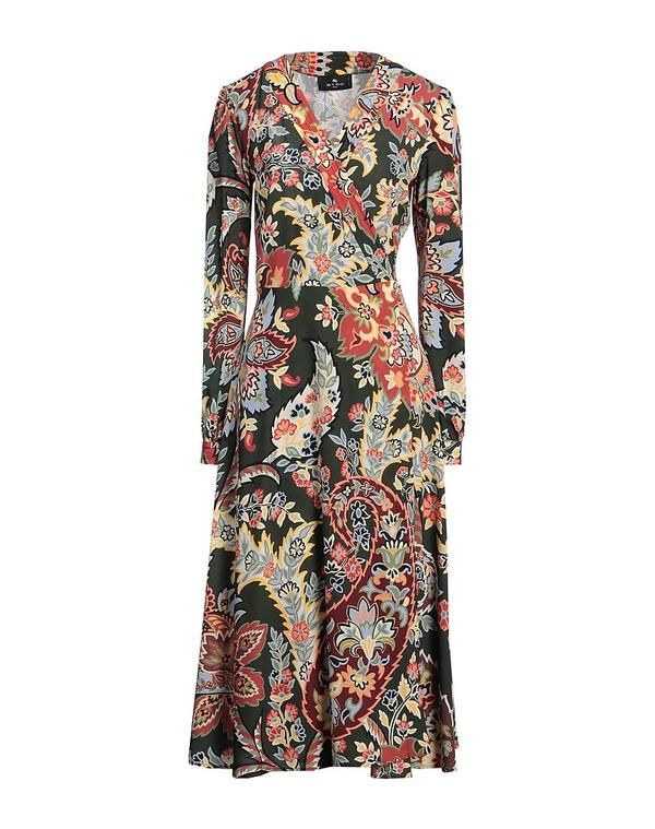 エトロ レディース トップス ワンピース ETRO Military Green グリーン