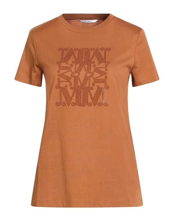 マックスマーラ レディース トップス Tシャツ MAX MARA Brown ブラウン