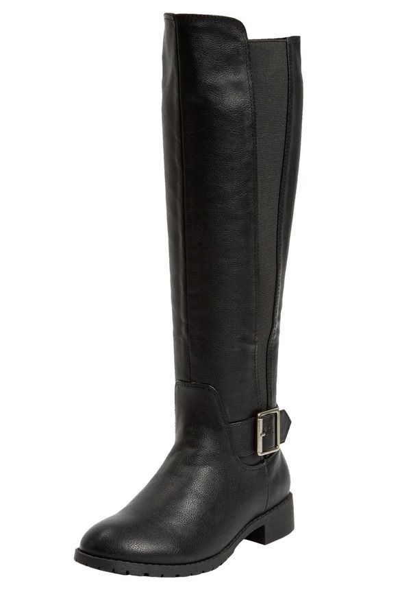コンフォートビュー レディース シューズ ブーツ・レインブーツ Comfortview The Milan Regular Calf Boot Black ブラック