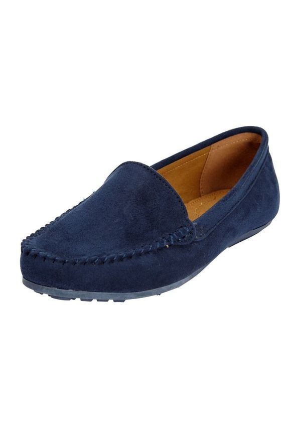 コンフォートビュー レディース シューズ パンプス Comfortview The Milena Slip On Flat Navy ネイビー
