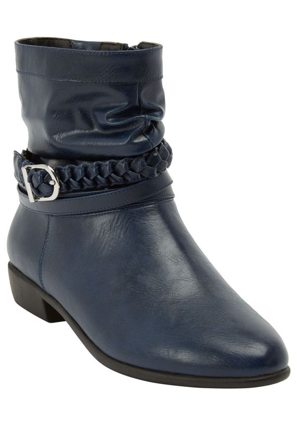 コンフォートビュー レディース シューズ ブーツ・レインブーツ Comfortview The Mickey Bootie Navy ネイビー 20,610円