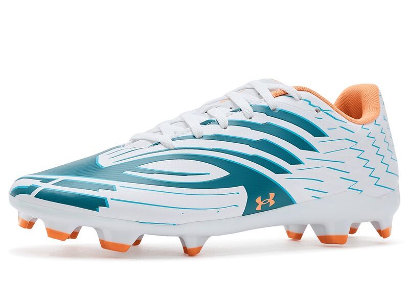 アンダーアーマー メンズ シューズ スニーカー Under Armour Mach 1 Select Soccer Cleats WhiteBoundless BlueOrange Bloc ホワイト