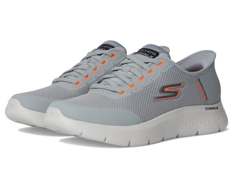 スケッチャーズ メンズ シューズ スニーカー SKECHERS Performance Hands Free Slipins Go Walk Flex Netro Sneaker Gray グレー