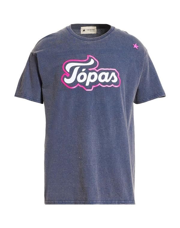 エディター メンズ トップス Tシャツ THEDITOR Navy ネイビー