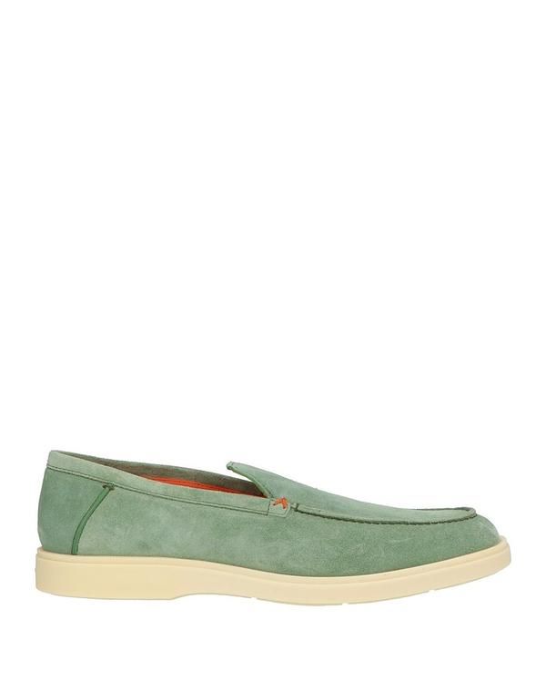 サントーニ メンズ シューズ スリッポン・ローファー モカシン SANTONI Sage Green グリーン