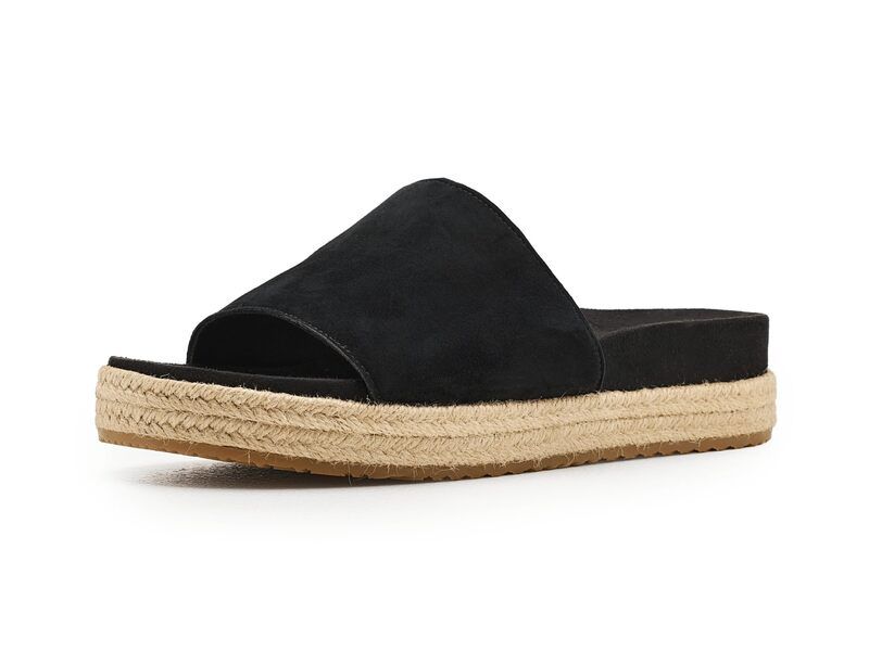 バイオニック レディース シューズ サンダル VIONIC Yasmina Black Suede ブラック