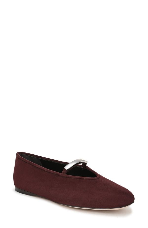 フェイバリット ドーター レディース シューズ パンプス Favorite Daughter Maddie Mary Jane Ballet Flat Women WINE SUEDE ワイン