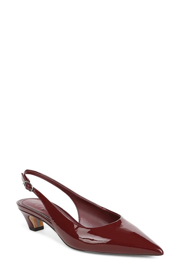 サムエデルマン レディース シューズ ヒール Sam Edelman Finch Slingback Pointed Toe Pump FRENCH MERLOT