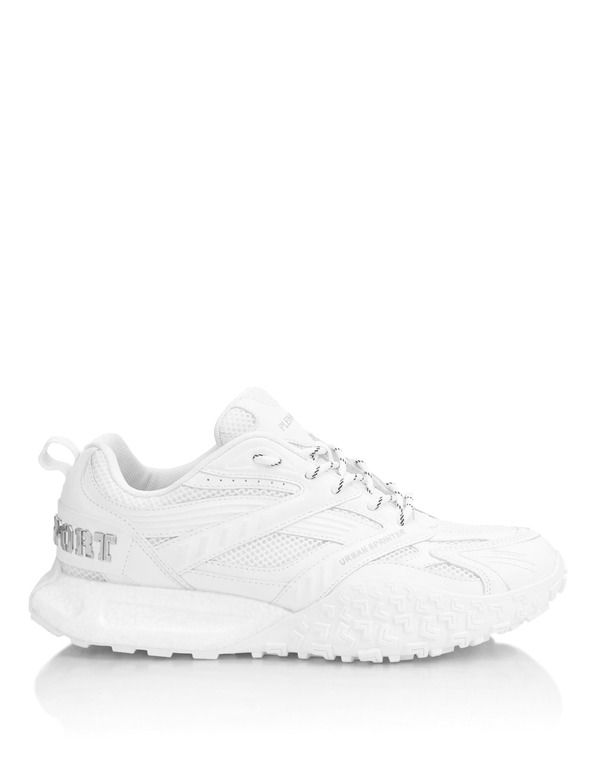 プレイン スポーツ レディース シューズ スニーカー プリント PLEIN SPORT Sprinter Unisex Unisex white ホワイト