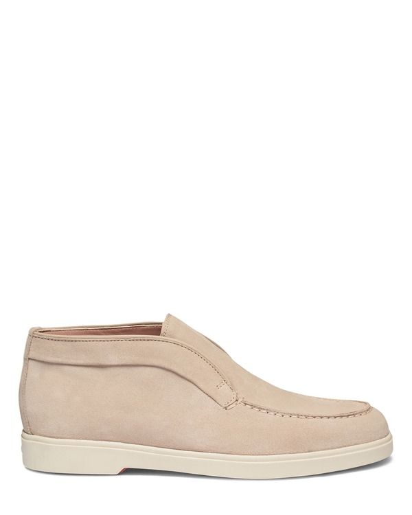 サントーニ レディース シューズ ブーツ・レインブーツ スエード Santoni Suedesert Boot Women Pink ピンク