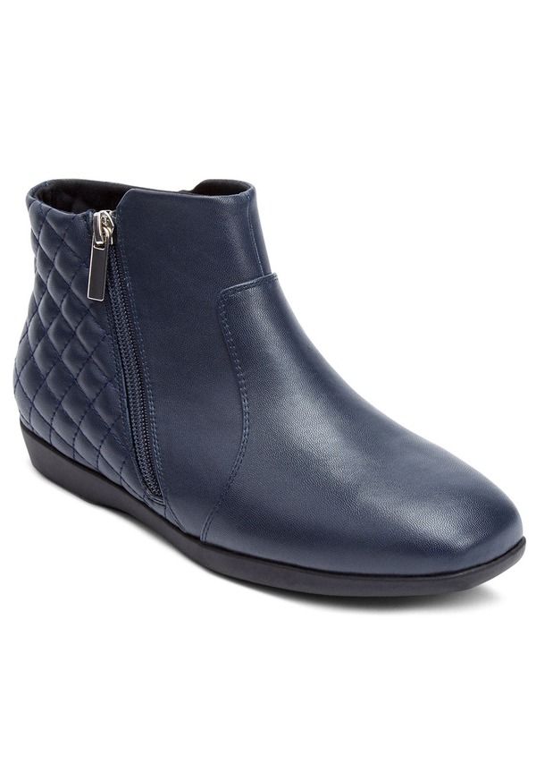 コンフォートビュー レディース シューズ ブーツ・レインブーツ Comfortview The Ceil Bootie Women NAVY ネイビー