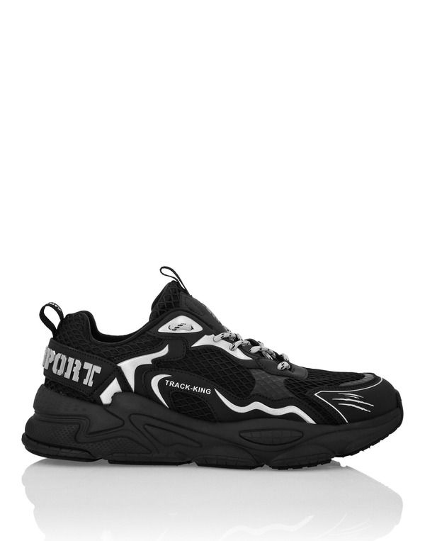 プレイン スポーツ レディース シューズ スニーカー PLEIN SPORTrackKing Mag Genx05 Unisex Unisex blacksilver ブラック